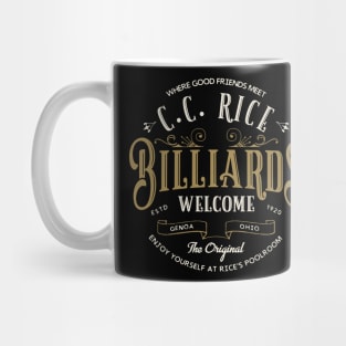 C.C. Rice Billiards Mug